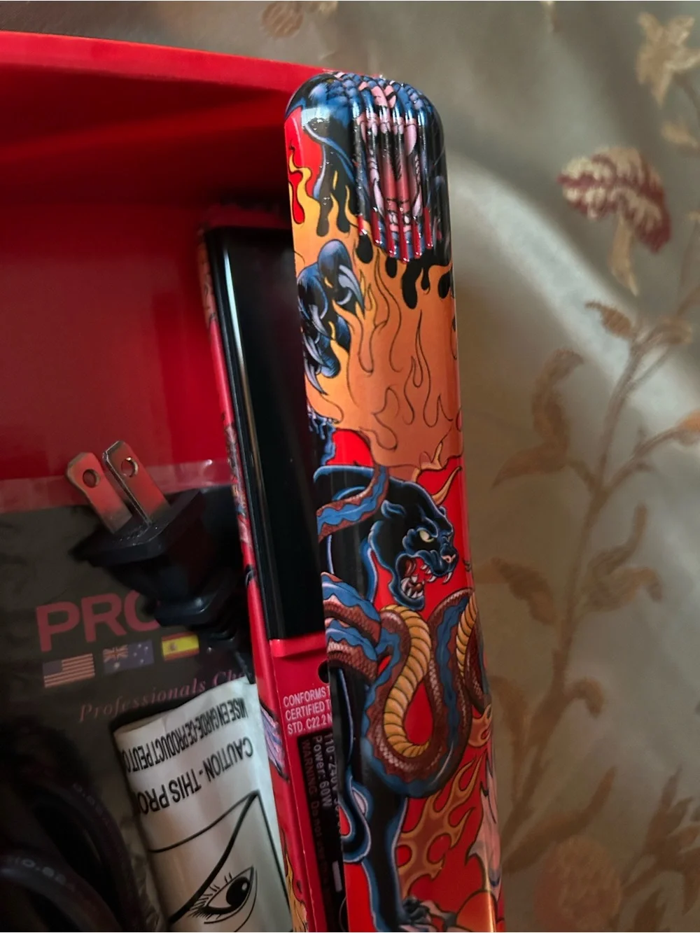 ISO Beauty Tattoo Hair Straightener
